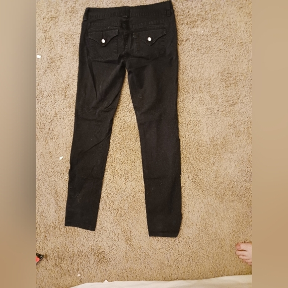 BONGO Womens Skinny Jeans Size 9 Black Stretch Denim Mid Rise - Picture 4 of 4
